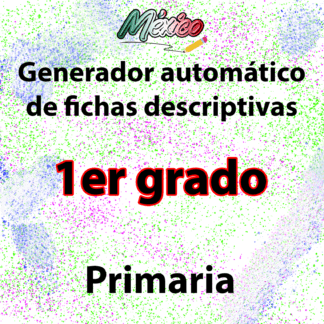 Generador automático de fichas descriptivas para 1RO primaria