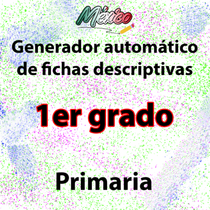 Generador automático de fichas descriptivas para 1RO primaria