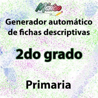Generador automático de fichas descriptivas para 2DO primaria