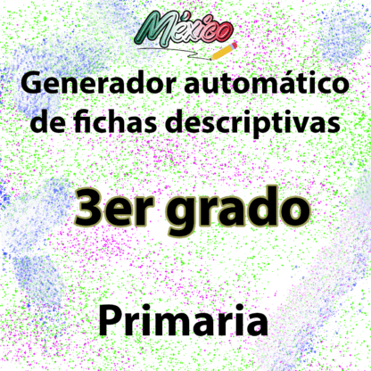 Generador automático de fichas descriptivas para 3RO primaria