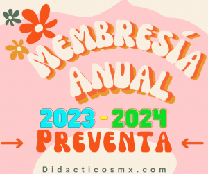 Membresía anual para PRIMARIA 2023-2024
