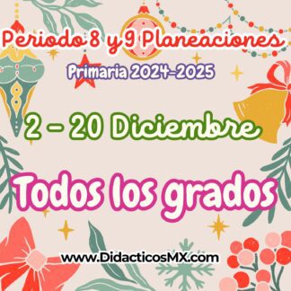 Planeaciones por Proyectos para PRIMARIA (NEM) - Periodo 08 y 09