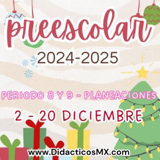 Preescolar Planeaciones por proyectos (NEM) - Periodo 08 y 09