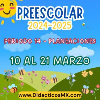 Preescolar Planeaciones por proyectos (NEM) - Periodo 14